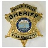 Fantasy "Buford Pusser" Sheriff Badge
