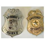 (3) Obsolete Security Officer Badges