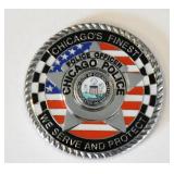 Chicago Police Enameled Commemorative Token