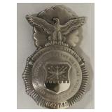 Obsolete Airforce Security Police Badge