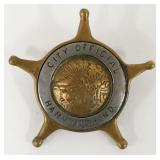 Vintage Hammond IN. City Official Vehicle Badge