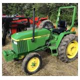 John Deere 790 utility tractor, 2wd, rear