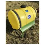 PK 3pt fertilizer tank, valve is damaged