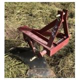 12" lo pro single bottom 3pt plow