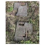 Suitcase tractor weight