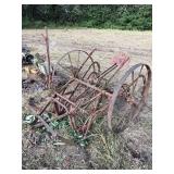 Antique horse drawn cultivator