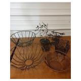 N4 Steel household decor planter baskets artwork