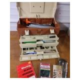 N6 tackle box with gun cleaning supplies and