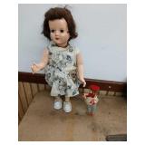 XX vintage doll with original clothes and 1 7