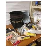 Q1 painters lot with tool bucket