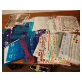 Q4 crafting lot stencils stickers and