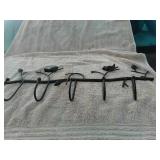 Xx cast iron Birds coat hooks