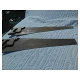 Xx two vintage hand saws