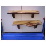 N5 (2) Live Edge Shelves, Great for your cabin