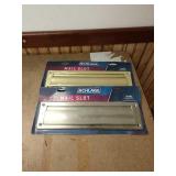 XX to Schlage mail slots one brass one brushed
