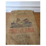 M6 poultry Mash burlap bag from Zealand coop
