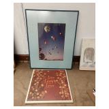 P5 hot air balloon print and wall plaque