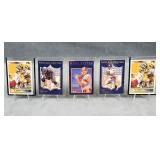 (5) Assorted Football Cards