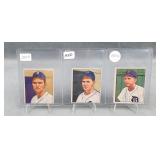 (6) 1950 Detroit Tiger Baseball Cards