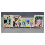 (4) 1970ï¿½sï¿½1990ï¿½s Baseball Cards ï¿½ Lopes & Sutton
