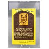Monte Irvin Signed National baseball HOF Card