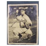 Mickey Cochrane Photo Signed