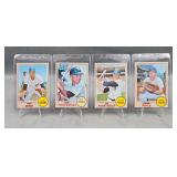 (4) 1968 Detroit Tigers Baseball Cards ï¿½ Vintage