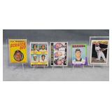 (5) Vintage & Modern Baseball Cards