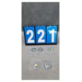 (5) 1984 Detroit Tigers World Champ Coins