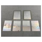 (6) 1991 GrandSlam Holo Cards