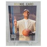 1997 Upper Deck Tim Duncan Rookie Card #114