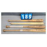 (4) Louisville Slugger Baseball Bats