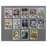 (13) 1992 Steve Largent & Assorted Football Cards
