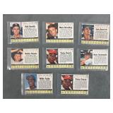 (8) Batting Record Cards