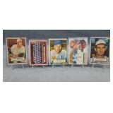 (5) 1950s Detroit Tigers & Classic Baseball Cards