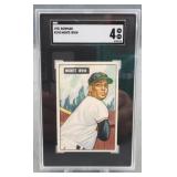 1951 Bowman #198 Monte Irvin graded SGC 4