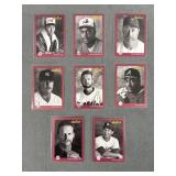 (8) 1991 Leaf Baseball Cards