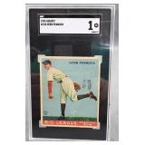 1933 Goudey #138 Herb Pennock graded SGC 1