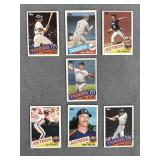(7) 1985 Topps baseball cards