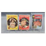 (3) 1950ï¿½s Baseball Cards ï¿½ Kaline
