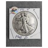 1941D Walking Liberty Half