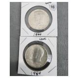 Kennedy halves Febuary 1964 (2)