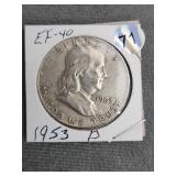 1953D Franklin Half