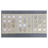 Book of Franklin halves, XF to XF+ (26)