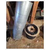 Roll of coax and sheet metal