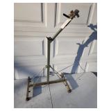 Bike tire changing stand