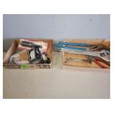 Large Crescent wrench in channel locks Medium