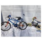 Two children's boys bike one toddler