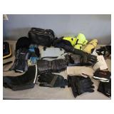 Box of riding gloves sevral pairs