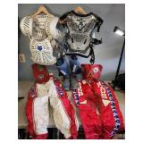 (2) Vintage dirt bike riding gear pants size 36